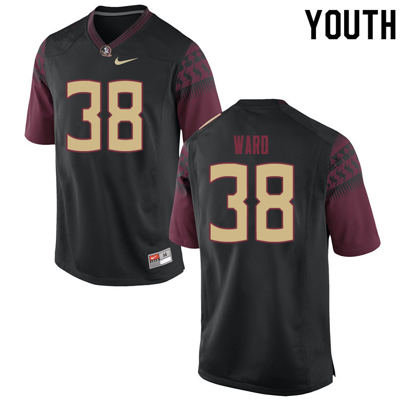 Youth #38 Treshaun Ward Florida State Seminoles College Football Jerseys Sale-Black
